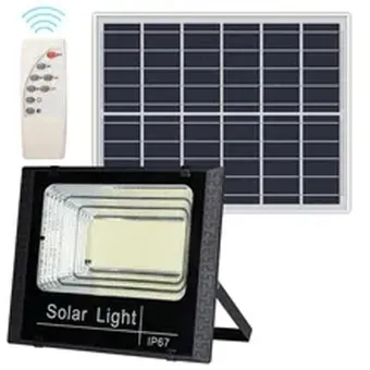 Lámpara Solar De 500w Con Panel Solar y Control Remoto GD-759