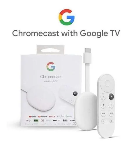 Chromecast 4k 4ta Generación Original Control Voz Google Tv Smar Tv