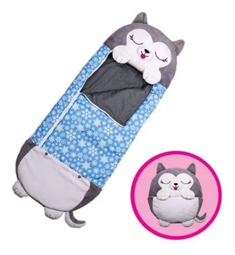 Happy Nappers Para Dormir 130cm x 50cm Gato Gris