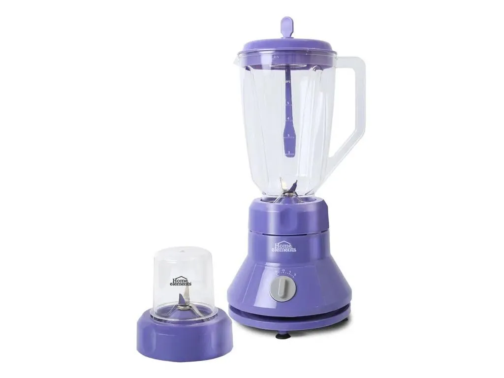 Licuadora He2819v Violet Con Picatodo HOME ELEMENTS