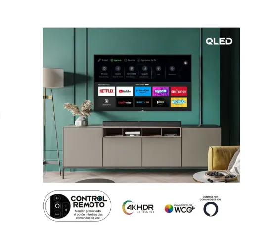 Televisor Kalley 65" Qled 4K, Usb, Hdmi, Android (T-M) Ref: K-KSBTV65QA