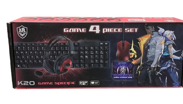 Combo Teclado, Mouse, Diadema, Mousepad (T-M) Ref: K20