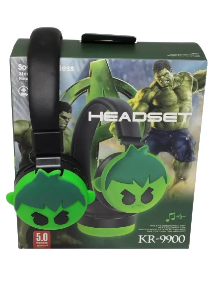 Diadema Bluetooth Diseños Hulk 