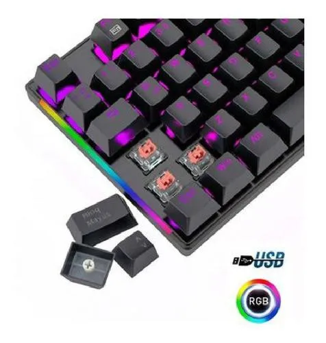 Teclado Gamer Mecánico Retroiluminado Rgb M600 Con Ñ