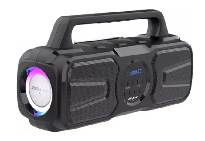 Radio Parlante Zealot, Usb, Panel Solar, Luces Led (T-M) Ref: P2 