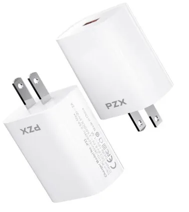 Cargador Para Celular Con Cable 25W QC 5.0 Pzx (T-M) Ref: P33-TC