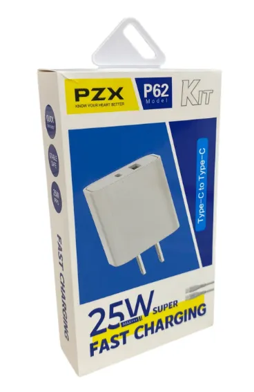 Cargador Para Celular QC 5.0 25W PZX (T-M) Ref: P62-C-C