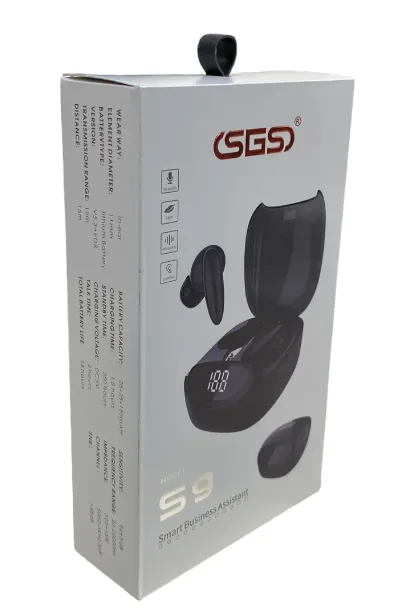 Audífonos Bluetooth Recargables TWS (T-M) Ref: SGS-S9