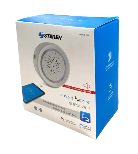 Sirena Wifi Steren, Tuya Smart, 10A (T-M) Ref: Shome-165