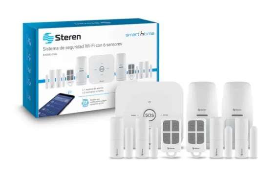 Sistema De Seguridad Wi-Fi Alarma, 6 Sensores (T-M) Ref: Shome-2100