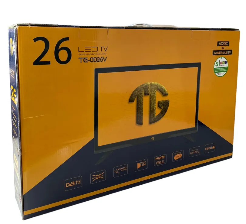 Televisor HD, TDT, Bt, 26" Hdmi, 12v Tigers (T-M) Ref: TG-0026V