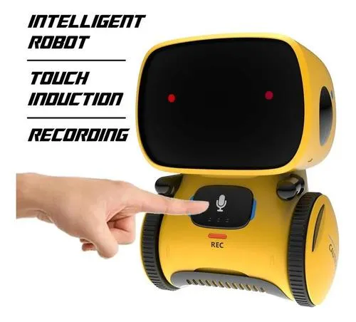 Robot De Juguete Interactivo Con Censor Amarillo