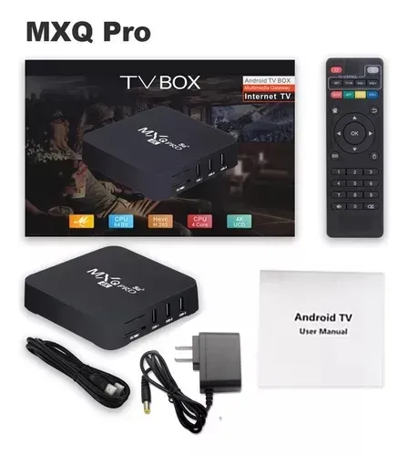 Convertidor A Smart Tv Box Mxq Pro 4k Wifi 5g 2gb TVBOX