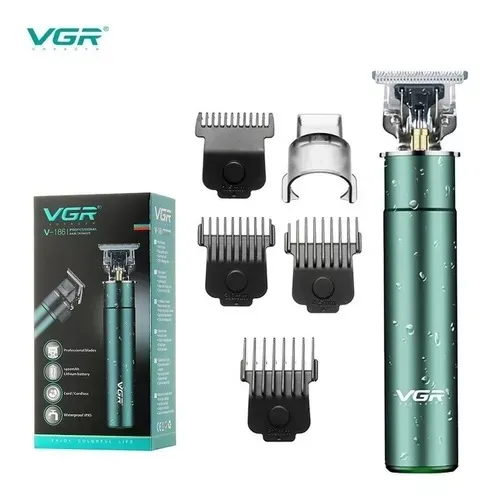 Maquina Corta Pelo Patillera Barba Vgr V-186 Recargable Usb