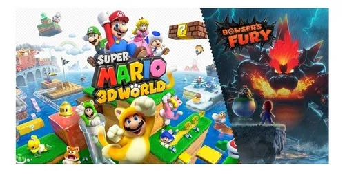 Video Juego Super Mario 3D World + Bowser’s Fury Standard Edition Nintendo Switch Físico