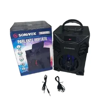 Parlante Bluetooth Sonivox  USB SD Radio FM Mp3 Aux Celular