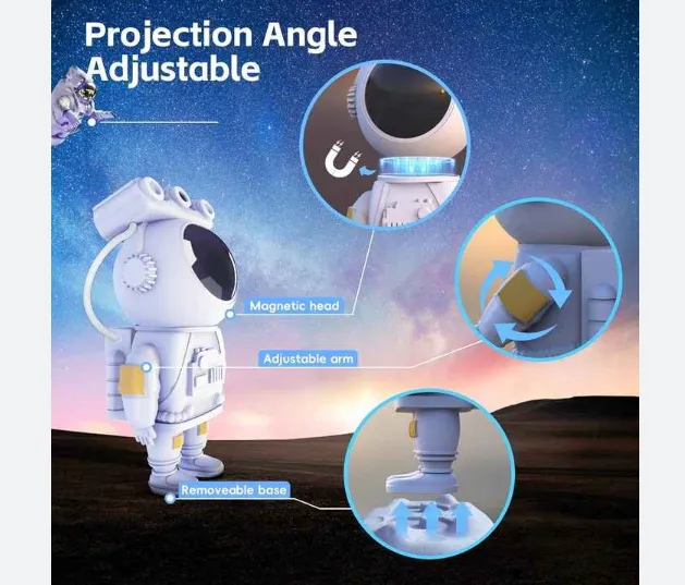 Lampara Proyector + Parlante Astronauta Control Remoto (T-M) Ref: YH-001