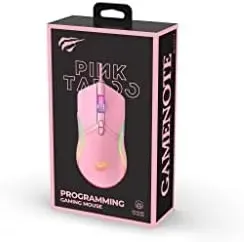 Mouse Gamer Programable Pink Taboo Havit