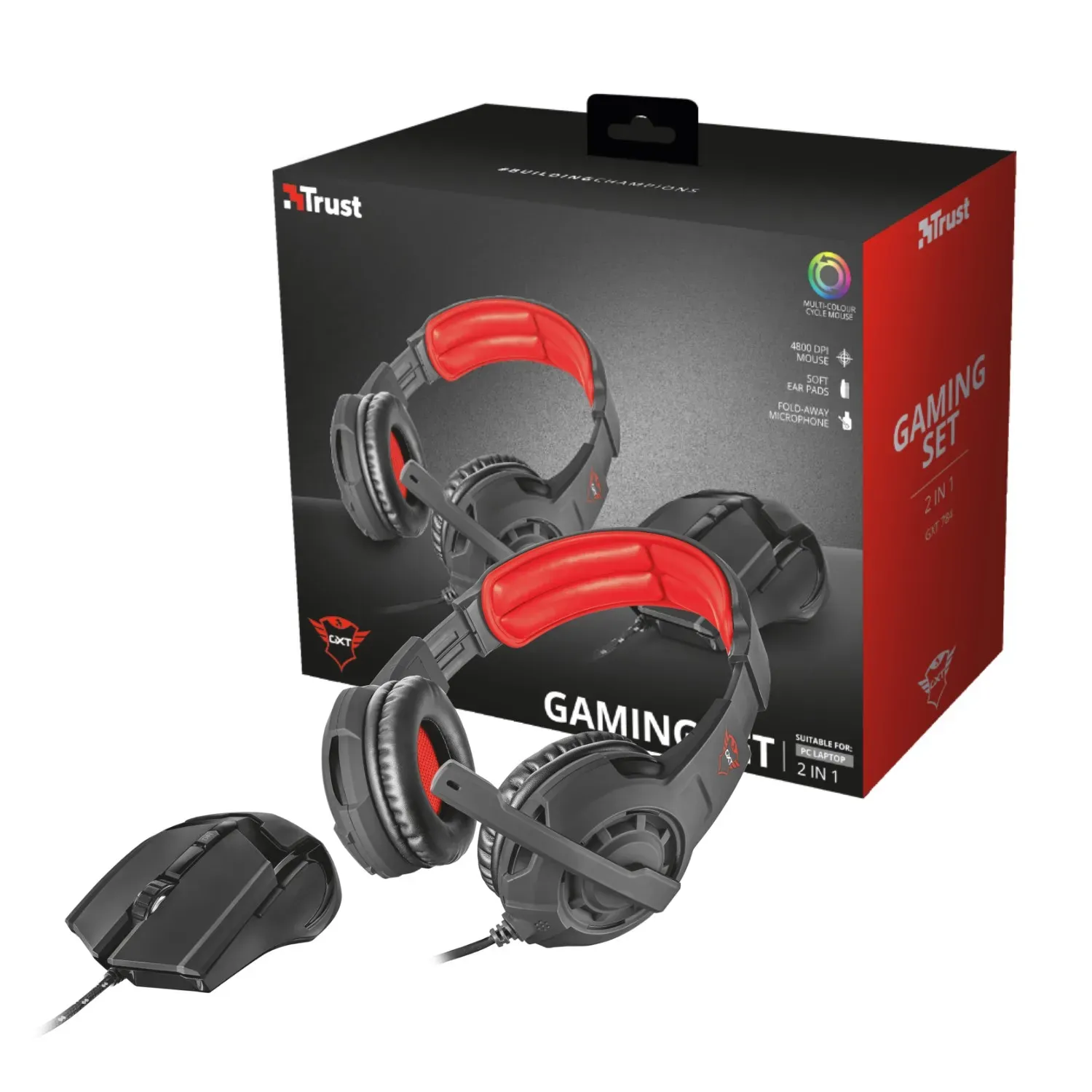  Combo Gaming Set TRUST GXT 784 2 en 1