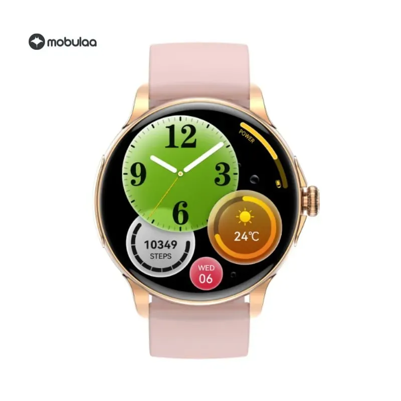 Reloj Inteligente Mobulaa AMOLED S5 - Rosa