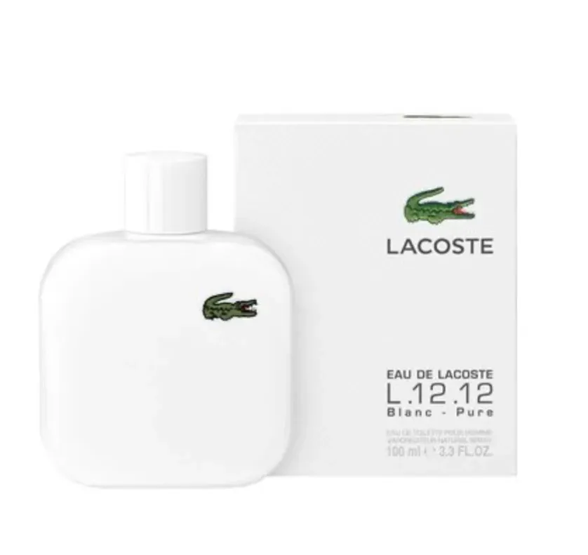 L12 Blanc Pure Lacoste Hombre AAA