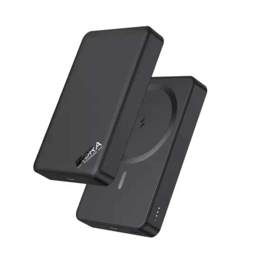 Batería Externa Magnética Power Bank 5000mah Color Negra