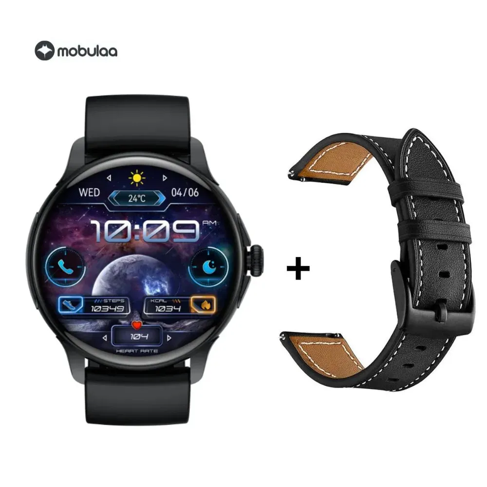 Reloj Inteligente Mobulaa AMOLED S5 - Negro