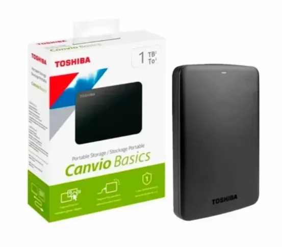 Disco Duro Externo Toshiba 1TB (Velocidad 3.0)