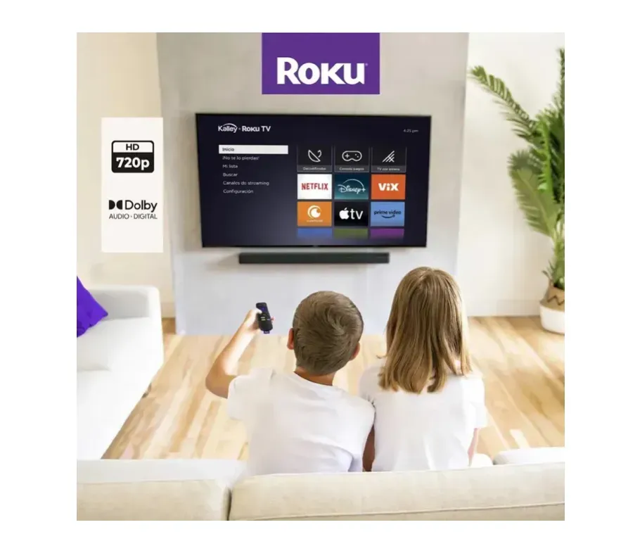 Televisor KALLEY ROKU TV HD 32" Pulgadas