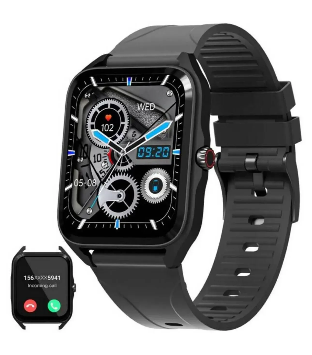 Smart Watch GTIDE Q1 Sumergible - Negro 