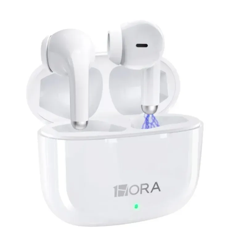 Audífonos In-ear Inalámbricos Bluetooth 1Hora Color Blanco