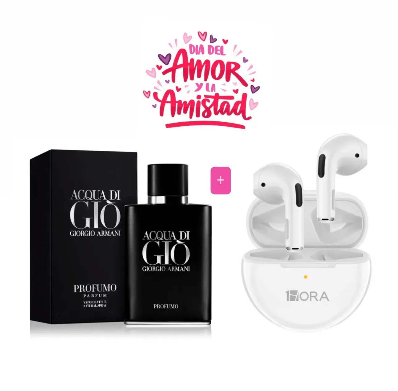 Audífonos Bt 1hora + Perfume Acqua di Giò Profumo Giorgio Armani 1.1