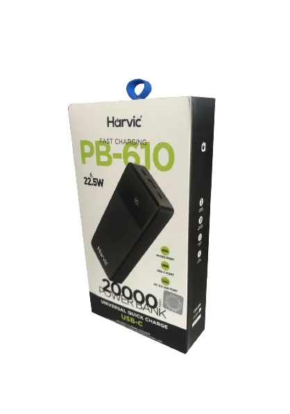 Power Bank 20000 Mah 22.5w Harvic 