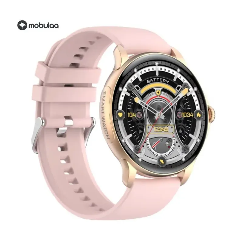 Reloj inteligente Mobulaa AMOLED S5 - Rosa