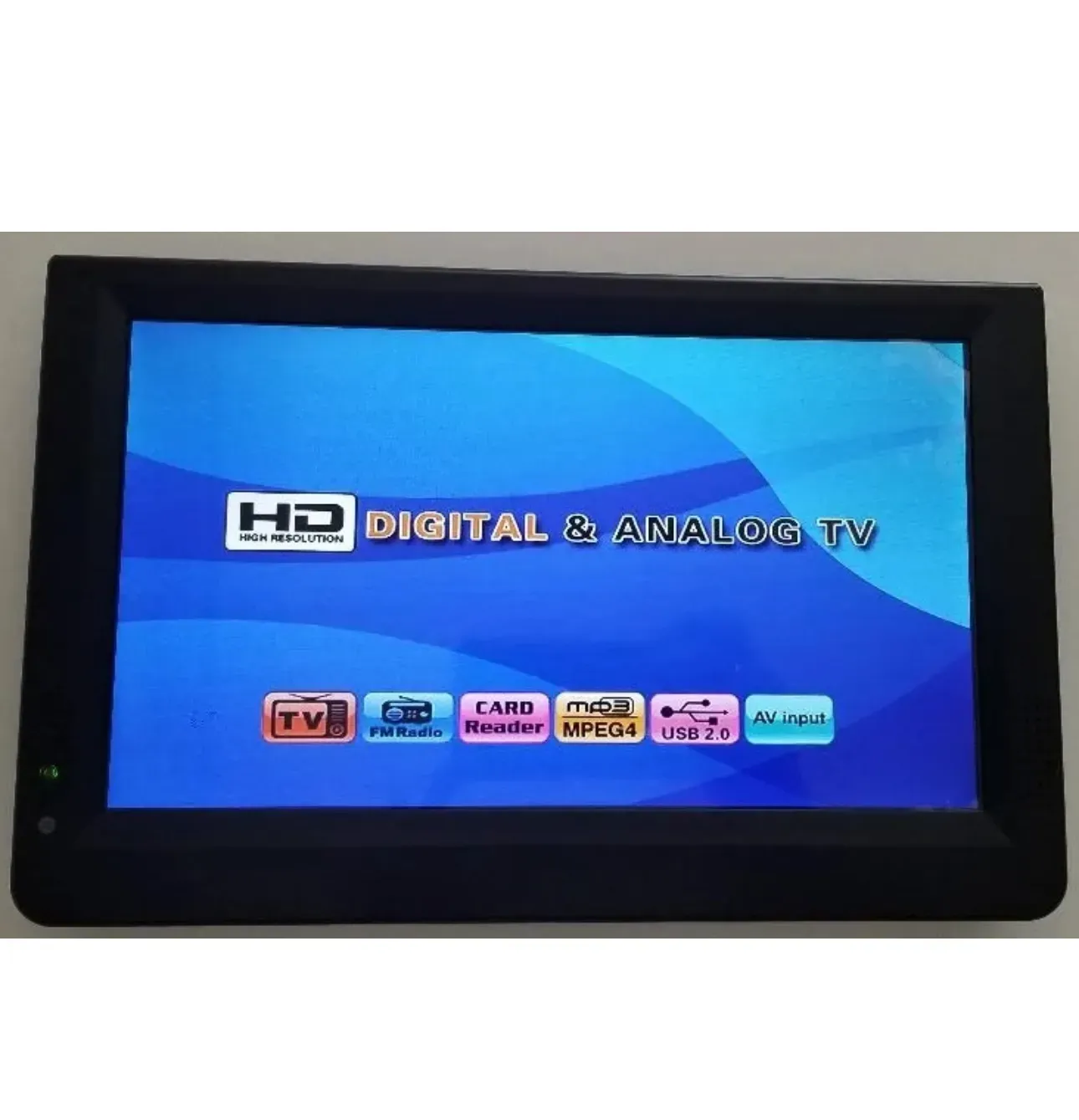 Tv Digital Led Portátil 12 Pulgadas Tdt Batería Recargable Radio Fm 