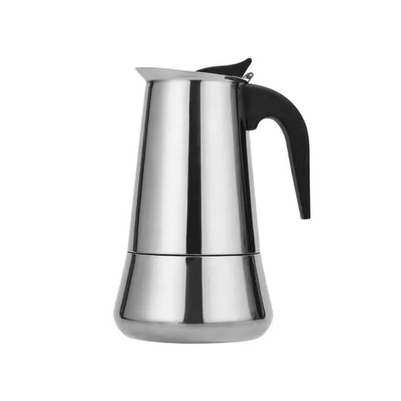 Cafetera Acero 9 Tazas Moka Italiana Espresso