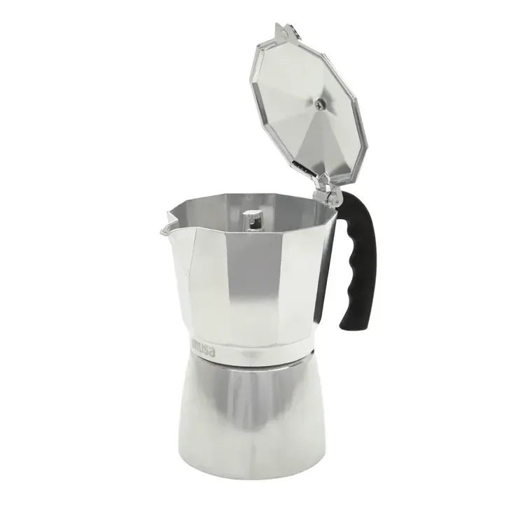 Cafetera IMUSA 9 Tazas Moka Italiana Espresso