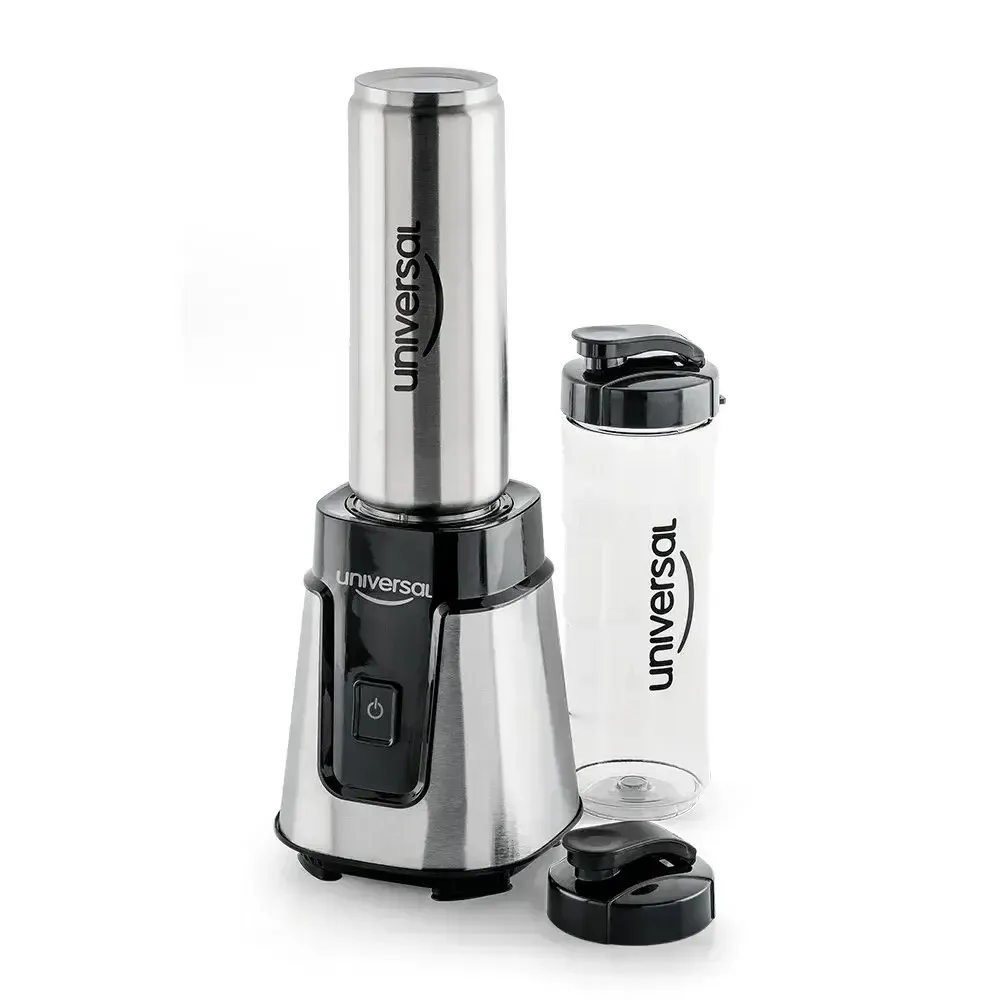 Licuadora Deportiva UNIVERSAL Acero Inox + Vaso