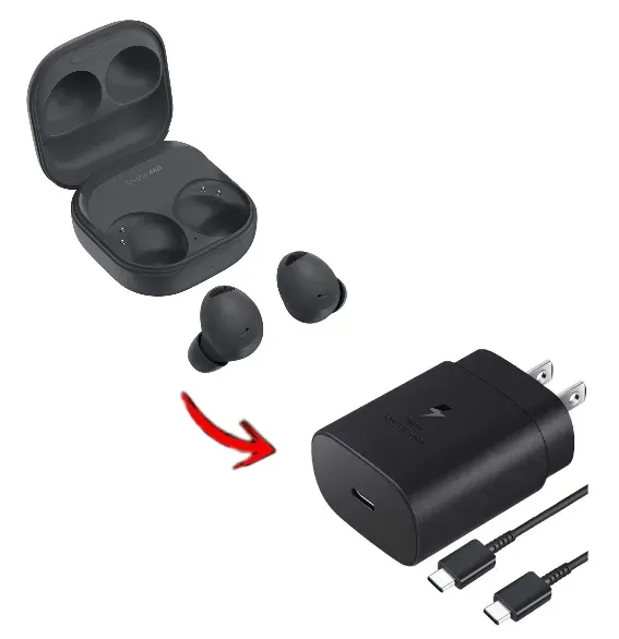 Audifonos Samsung Galaxy Buds Pro 2 + Cargador 25w 