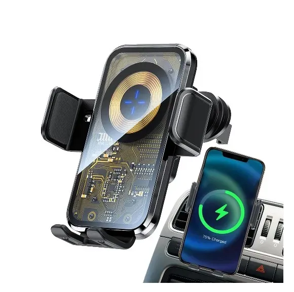 Holder Celular Con Cargador Para Carro 15w