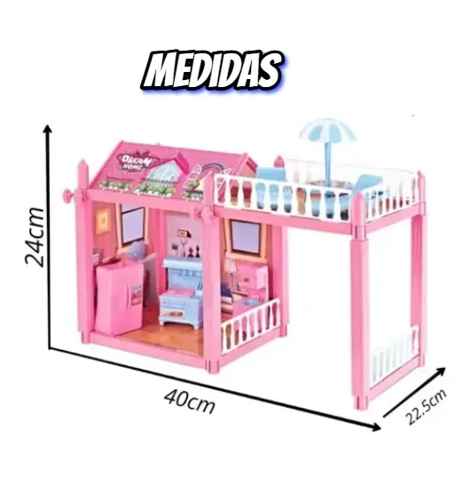 Villa Barbie DIY Para Niñas Y Niños