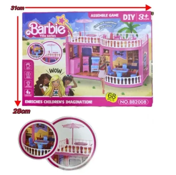 Villa Barbie DIY Para Niñas Y Niños