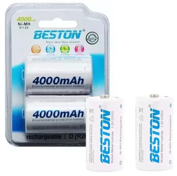 Batería Recargable Beston BST-Tipo D R20