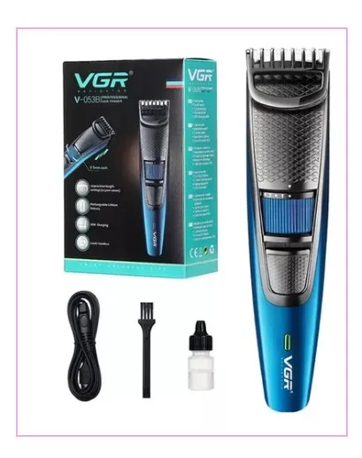 Afeitadora VGR V-053b: Barba, Bigote Y Cabello, ¡Todo Bajo Control!