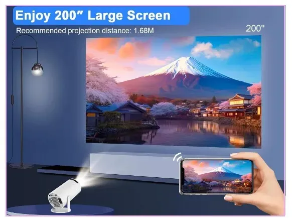 Proyector Smart Hy300: Tu Cine En Casa En Alta Definición.