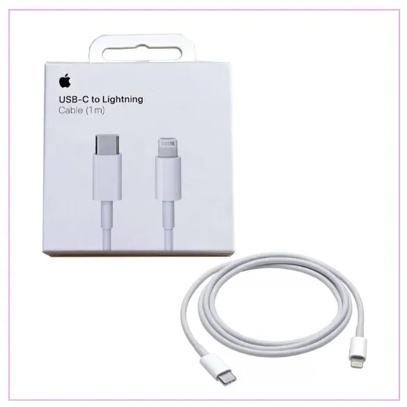 Cable Apple USB-C A Lightning De 1 Metro: Conectividad Versátil Para Tus Dispositivos Apple