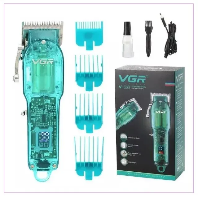 Maquina Corta Pelo Profesional VGR V-660: Logre El Corte De Cabello Perfecto Con La Cortadora De Cabello De Precisión