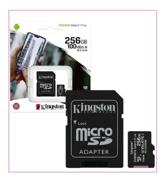 Memoria Micro SD 256GB Kingston: Almacena El Doble Y Disfruta Al Máximo