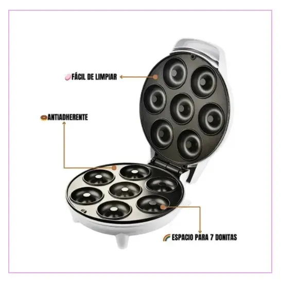 Mini Maquina De Donut Maker X7: Tu Tienda De Donuts Casera Te Espera