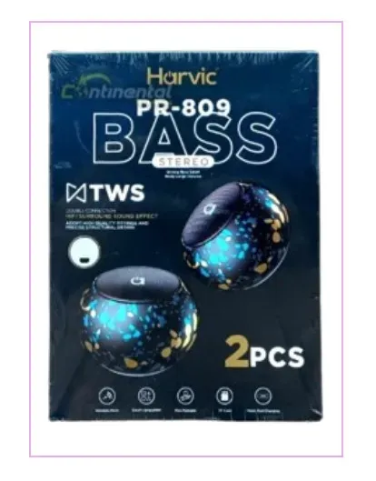 Parlante Harvic Tws Pr-809: Sonido Envolvente Y Libertad Inalámbrica En Dos